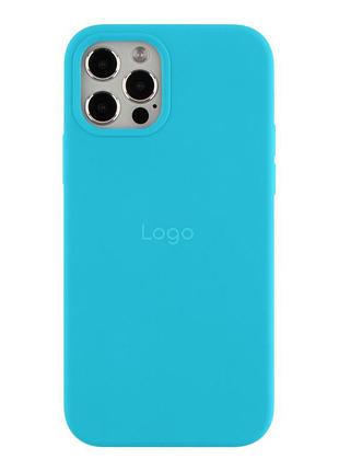Чехол silicone case (aa) для iphone 12/ iphone 12 pro blue