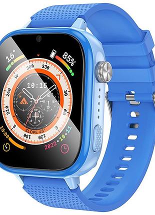 Детские cмарт-часы hoco y101 4g blue