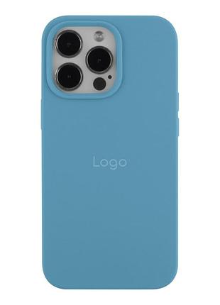 Чехол silicone case (aa) для iphone 13 pro cornflower