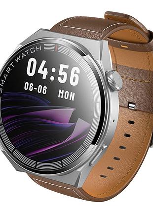 Смарт часы hoco y35 smart sports watch ip67/сенсорный tft дисплей диагональю 1.46 модуль bluetooth v5.3 под управлением android и