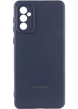 Чехол silicone cover lakshmi full camera (aa) with logo для samsung galaxy s25+ синий / midnight blue