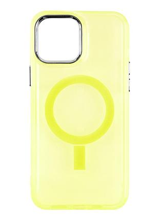 Чехол space lollipop с magsafe для iphone 13 yellow