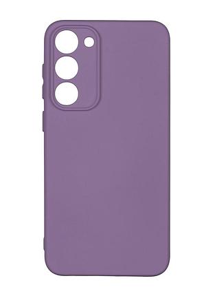 Чохол silicone cover із рамкою камери (a) для samsung galaxy s23 plus elegant purple