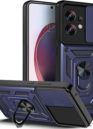 Чехол ummi camshield serge ring для motorola moto g32 синий / navy