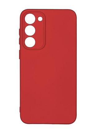 Чехол silicone cover с рамкой камеры (a) для samsung galaxy s23 plus red