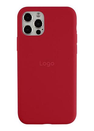 Чехол silicone case (aa) для iphone 11 pro china red