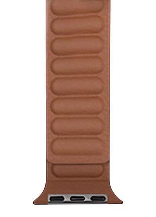 Ремешок hoco wa23 original series leather chain magnetic strap для apple watch 38/40/41mm brown