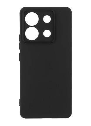 Чехол tpu панель matte 1.3мм для xiaomi redmi note 13 pro 5g/poco x6 5g black