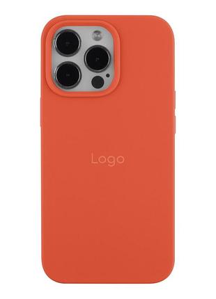 Чехол silicone case (aa) для iphone 13 pro max kumquat