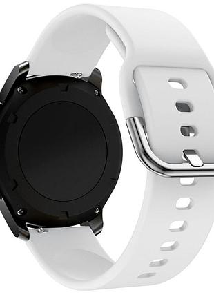 Ремешок universal 22mm silicone design для samsung/amazfit/huawei white