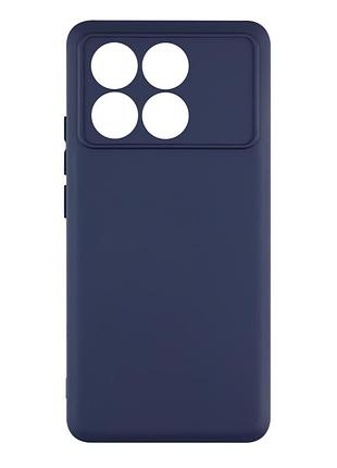 Чохол silicone cover з рамкою камери (a) для infinix note 40 dark blue