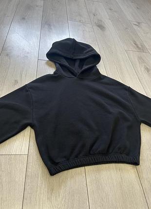 Худі жіноче укорочене чорне бренду zara розмір s 26
