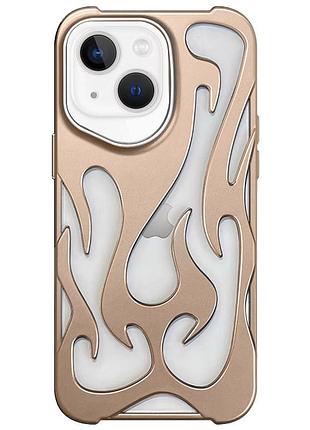 Чехол tpu winfire для apple iphone 13 / 14 (6.1") gold