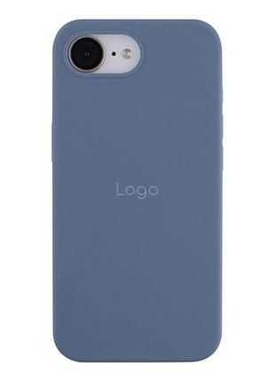 Чехол silicone case full size (aa) для iphone 16e lavender grey