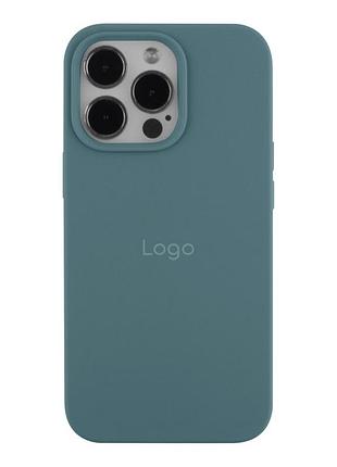 Чехол silicone case (aa) для iphone 13 pro cactus color
