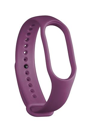 Силиконовый ремешок original design для xiaomi mi band 5 / mi band 6 / mi band 7 grape