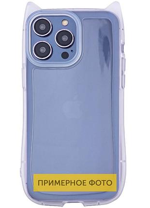 Чохол tpu cat для apple iphone 7 / 8 / se (2020) (2022) (4.7") transparent