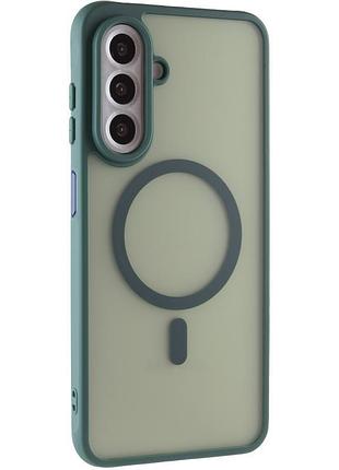 Чохол-накладка tpu bloom з magsafe для samsung galaxy a16 4g/5g стильний та міцний захист green