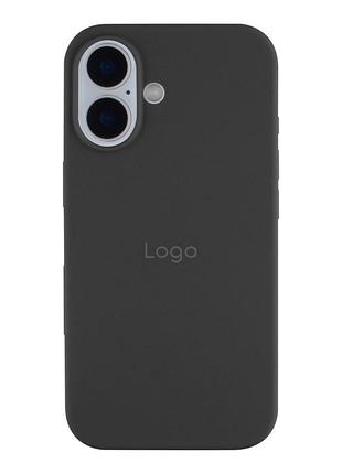 Защитный чехол в классическом стиле otterbox full size apple for phone 16 plus dark grey