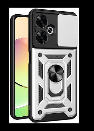 Чехол armor guard shield xiaomi redmi 13c 4g / poco c65 silver