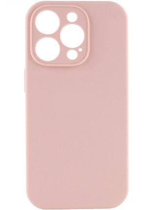 Чохол із захистом камери silicone case full apple iphone 13 pro max lilac purple