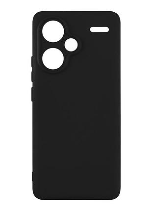Чехол silicone cover с рамкой камеры (a) для xiaomi redmi note 13 pro+ 5g black