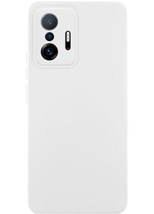 Чехол silicone cover lakshmi full camera (aaa) для xiaomi 11t / 11t pro белый / white