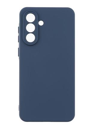 Чохол silicone cover з рамкою камери (a) для samsung galaxy galaxy a36 5g dark blue