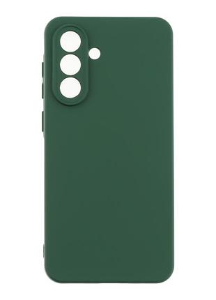 Чехол silicone cover с рамкой камеры (a) для samsung galaxy a57 5g dark green