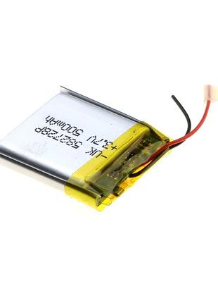 Аккумулятор model: 582728p universal aaa 500mah rated voltage: 3.7v 28*27*5,8 тип контактів: дроти