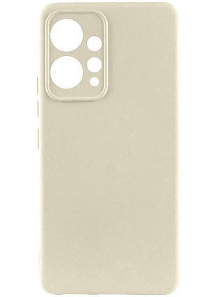 Чехол tpu getman liquid silk full camera для xiaomi redmi 12 песочный / sand