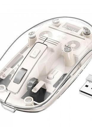 Мышь hoco gm29 mysterios dual-mode space white