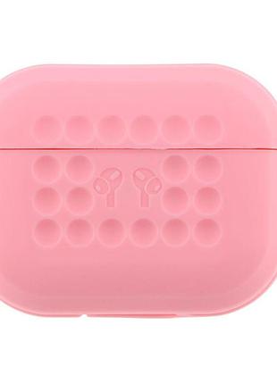 Футляр с карабином fashion silicone case airpods pro pink (35265_3345624)