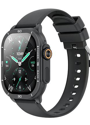 Смарт часы xo j12 amoled ip68 модуль bluetooth v5.3 под управлением android и ios через приложение da–fit емкостью 300mah black