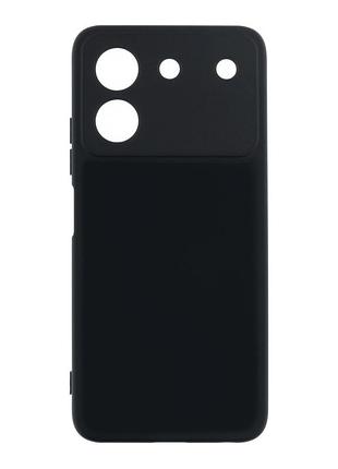 Чехол silicone cover с рамкой камеры (a) для zte blade a54 black
