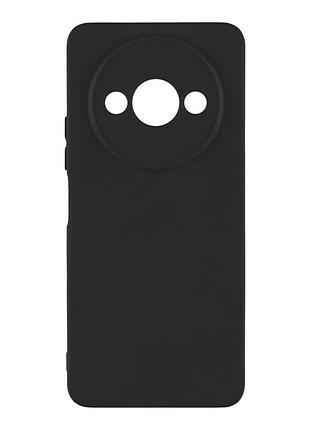 Чехол silicone cover с рамкой камеры (a) для xiaomi redmi a3 black