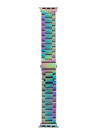 Ремешок металлический stainless steel для apple watch 49 / apple watch 45 / apple watch 44 / apple watch 42mm colorful