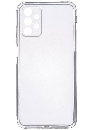 Чохол tpu transparent 1.5 мм із захистом камери для samsung galaxy a23 4g, прозорий захисний кейс безбарвний