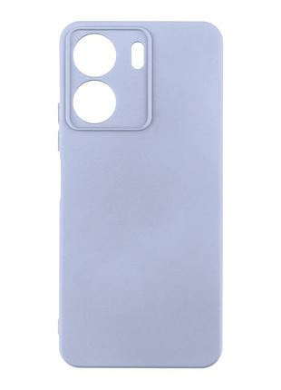 Чехол silicone cover с рамкой камеры (a) для xiaomi redmi 13c 4g / poco c65 lilac