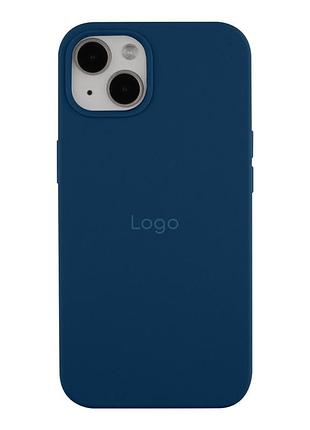 Чехол silicone case (aa) для iphone 14 deep navy