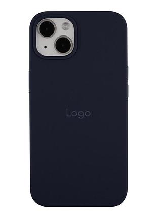 Чохол silicone case (aa) для iphone 14 dark blue