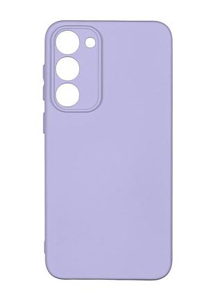 Чехол silicone cover с рамкой камеры (a) для samsung galaxy s23 plus lilac