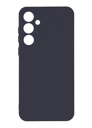 Чохол silicone cover з рамкою камери (a) для samsung galaxy a55 5g dark blue