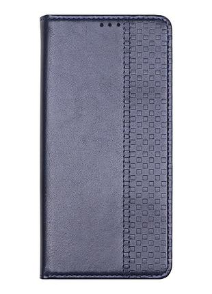 Чехол-книжка chess skin для iphone 14 карман для хранения банковских карт dark blue