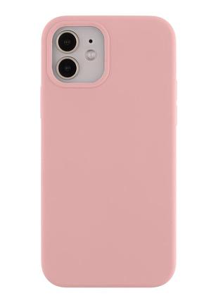 Чохол soft silicone case full size для iphone 11 силіконова панель-накладка для телефону iphone 11 light pink