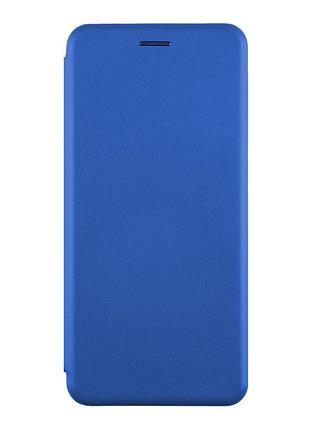 Кожаный чехол-книжка 360 hard для motorola g75 5g карман для карт dark blue