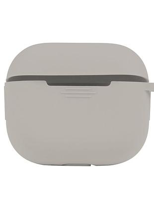 Чехол silicone case с карабином для airpods 3 stone