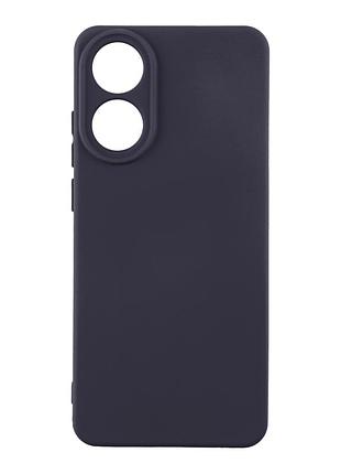 Чехол silicone cover с рамкой камеры (a) для zte blade a34 dark blue