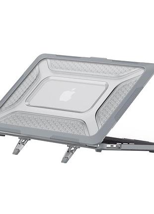 Противоударный чехол для ноутбука tpu+pc hex shield 2024/2023/2021 для apple macbook pro 16 модель