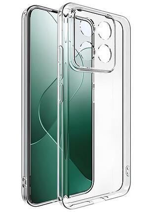 Tpu чехол epic transparent 1,5mm full camera для xiaomi 17 бесцветный (прозрачный)